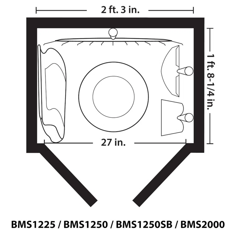 Suncast 2 ft. 9 in. W x 2 ft. D Plastic Vertical Tool Shed