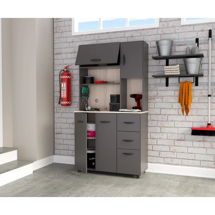 Kagishan Single Storage Cabinet ( 66.1'' H x 35'' W x 15.4'' D)