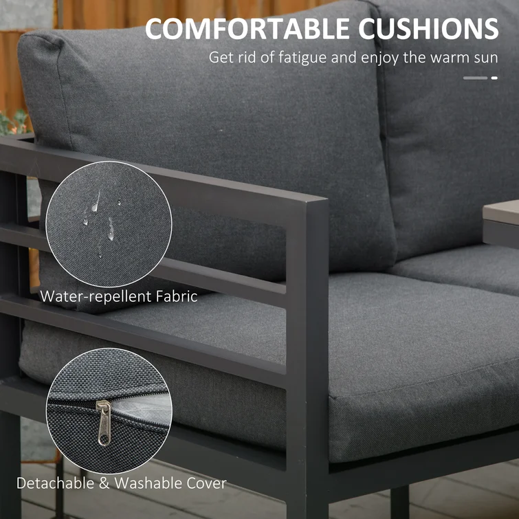 6 - Person Outdoor Seating Group with Cushions
