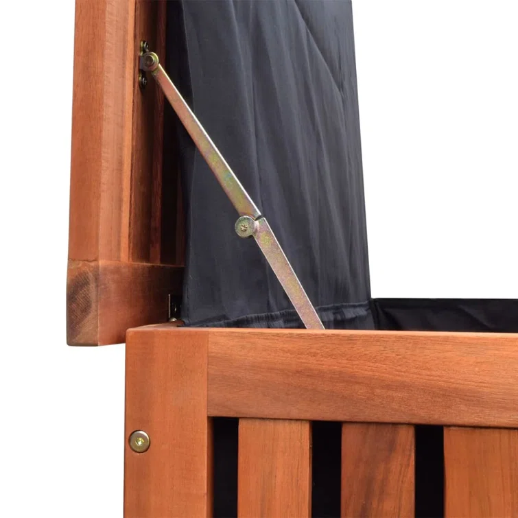 Patio Storage Box 46" x 20" x 23" Wood