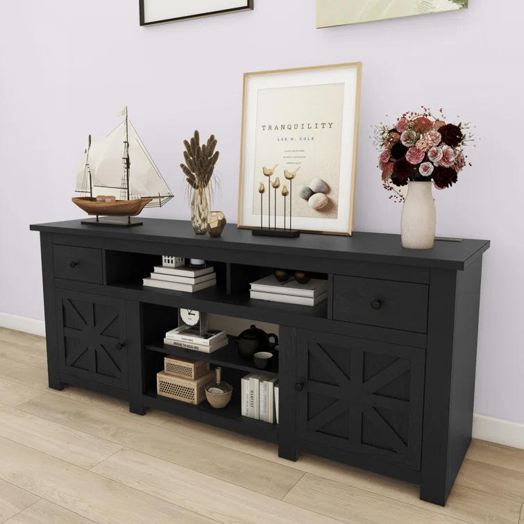 Farmhouse TV Stand for TVs up to 80