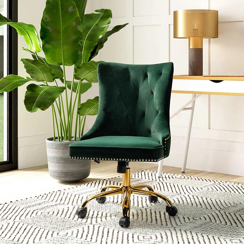 Adega Velvet Adjustable Office Chair