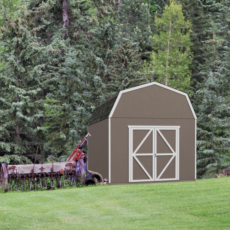 Hudson 12 ft. W x 12 ft. D Wood Storage Shed