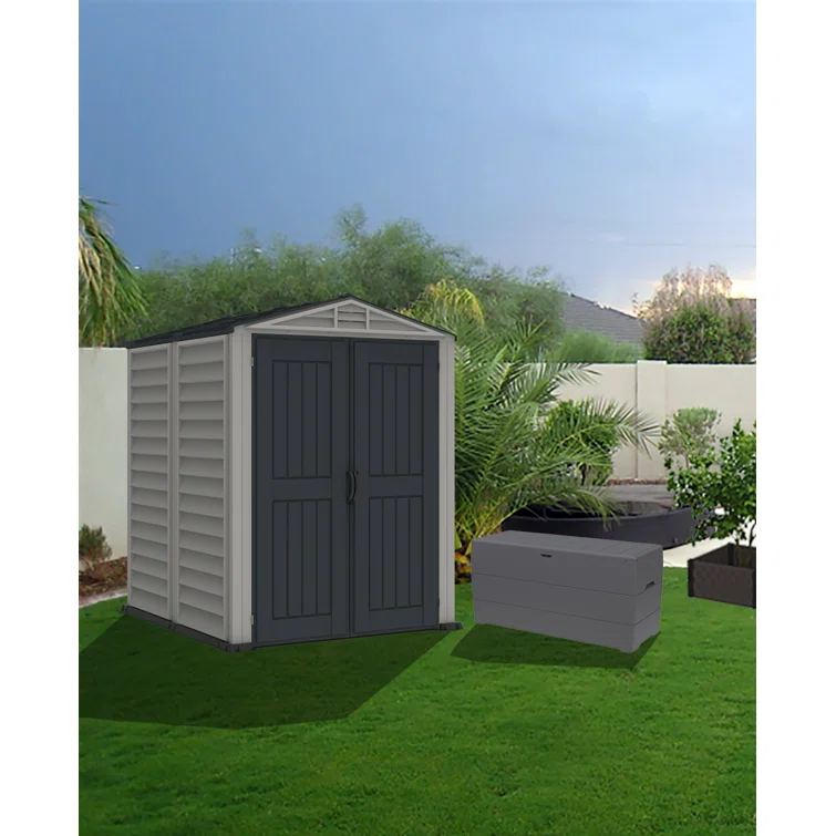 Yardmate Plus 5 ft. W x 5 ft. D Plastic Storage Shed