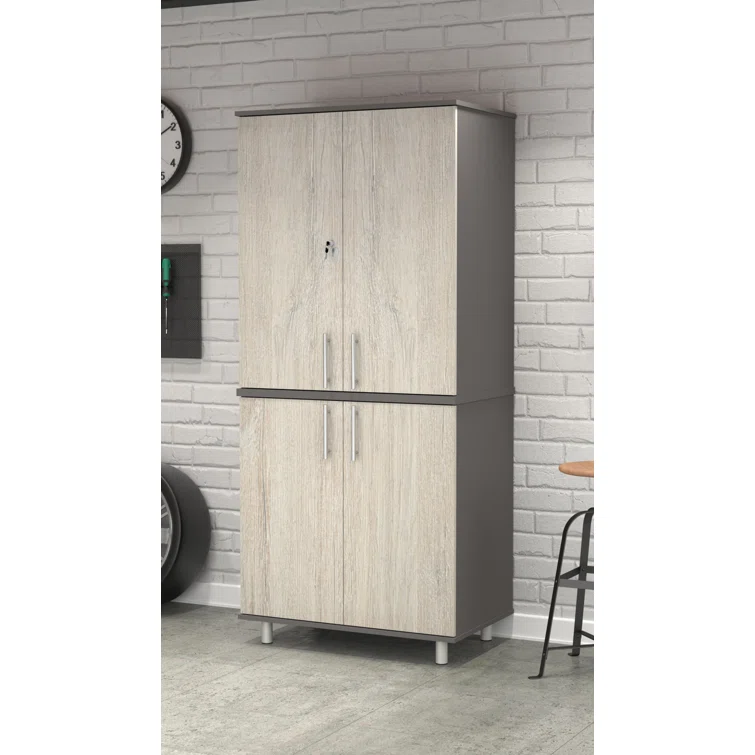 Jezelle Single Storage Cabinet ( 70.8'' H x 31.5'' W x 19.6'' D)