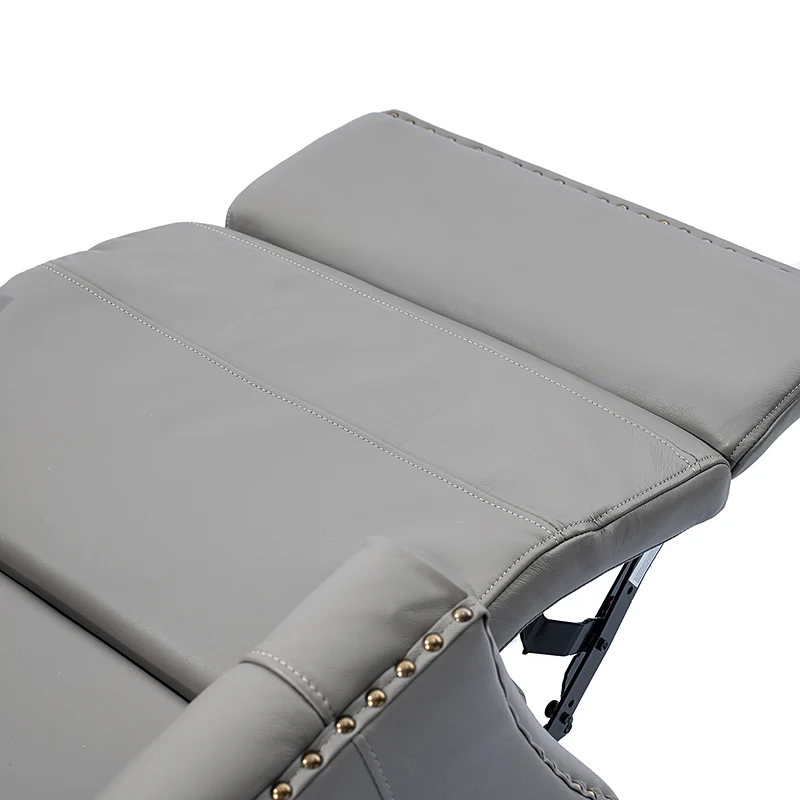 Epimetheus Genuine Leather Manual Swivel Recliner