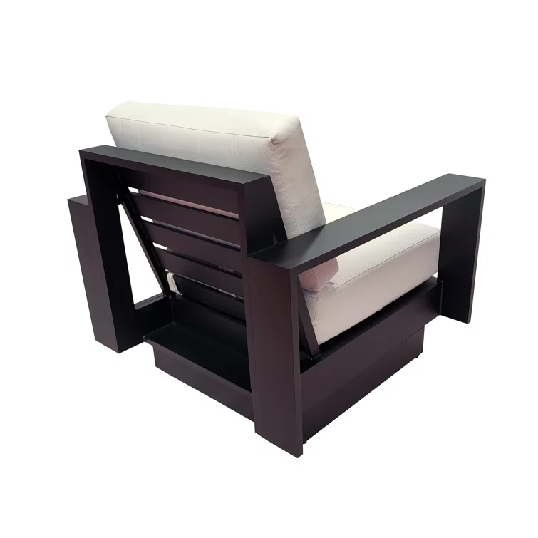 Sterling 4-Piece Outdoor Seating Group with Swivel Chairs and Sunbrella Cushions
