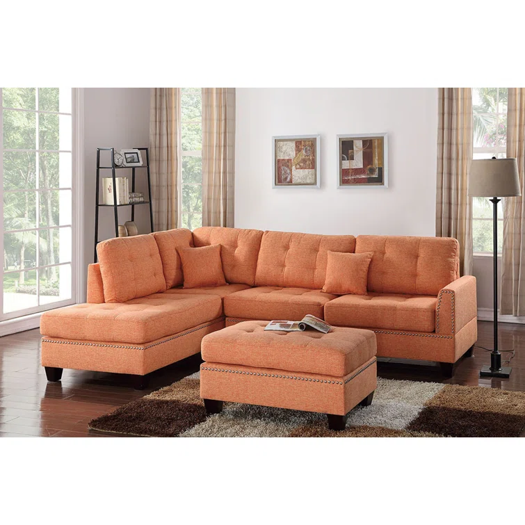 Romulus 3 - Piece Upholstered Sectional
