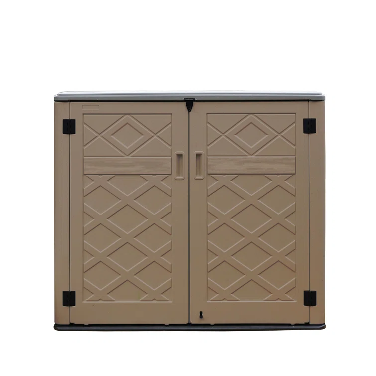 4 ft. W x 3 ft. D Metal Garbage Shed