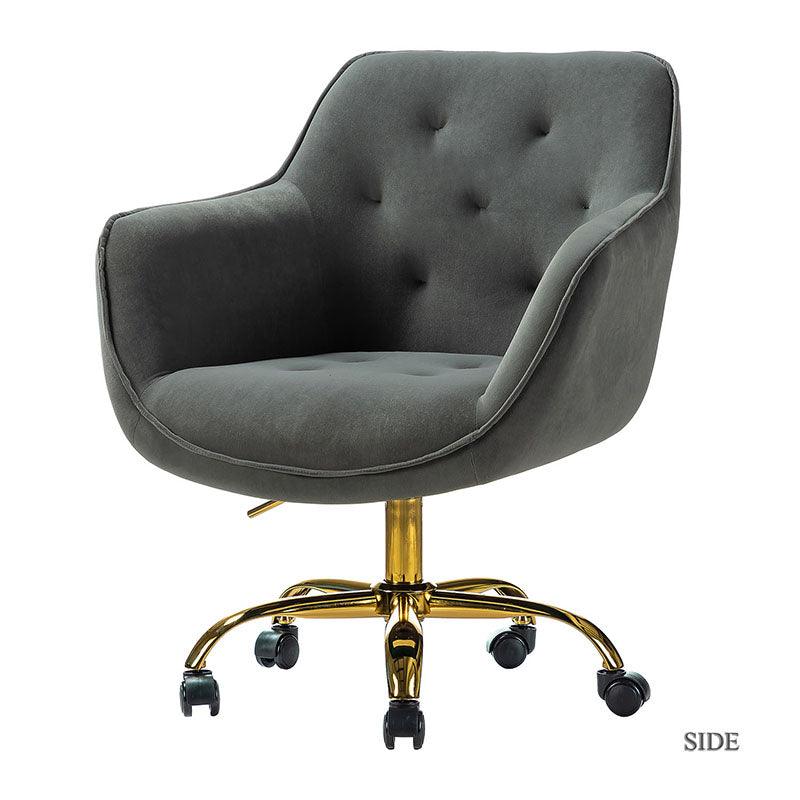 Jovida Velvet Tufted Office Chair