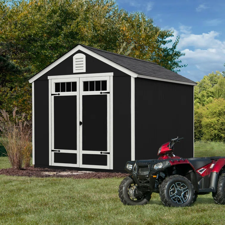 Greenbriar 8 ft. W x 10 ft. D Wood Storage Shed With Floor