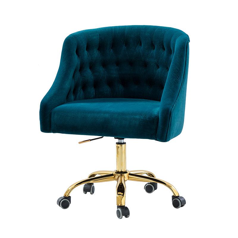 Penelope Velvet Tufted Office Chair