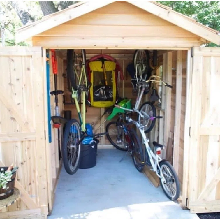 Rancher 10 ft. W x 16 ft. D Western Red Cedar Wood Storage Shed