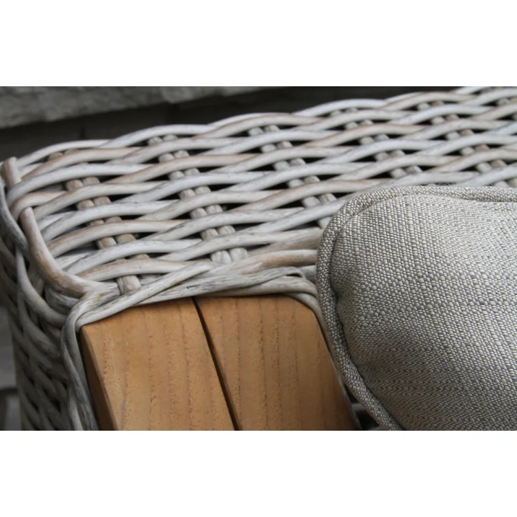 Carlton 4 Piece Rattan Sofa Seating Group with Sunbrella Cushions