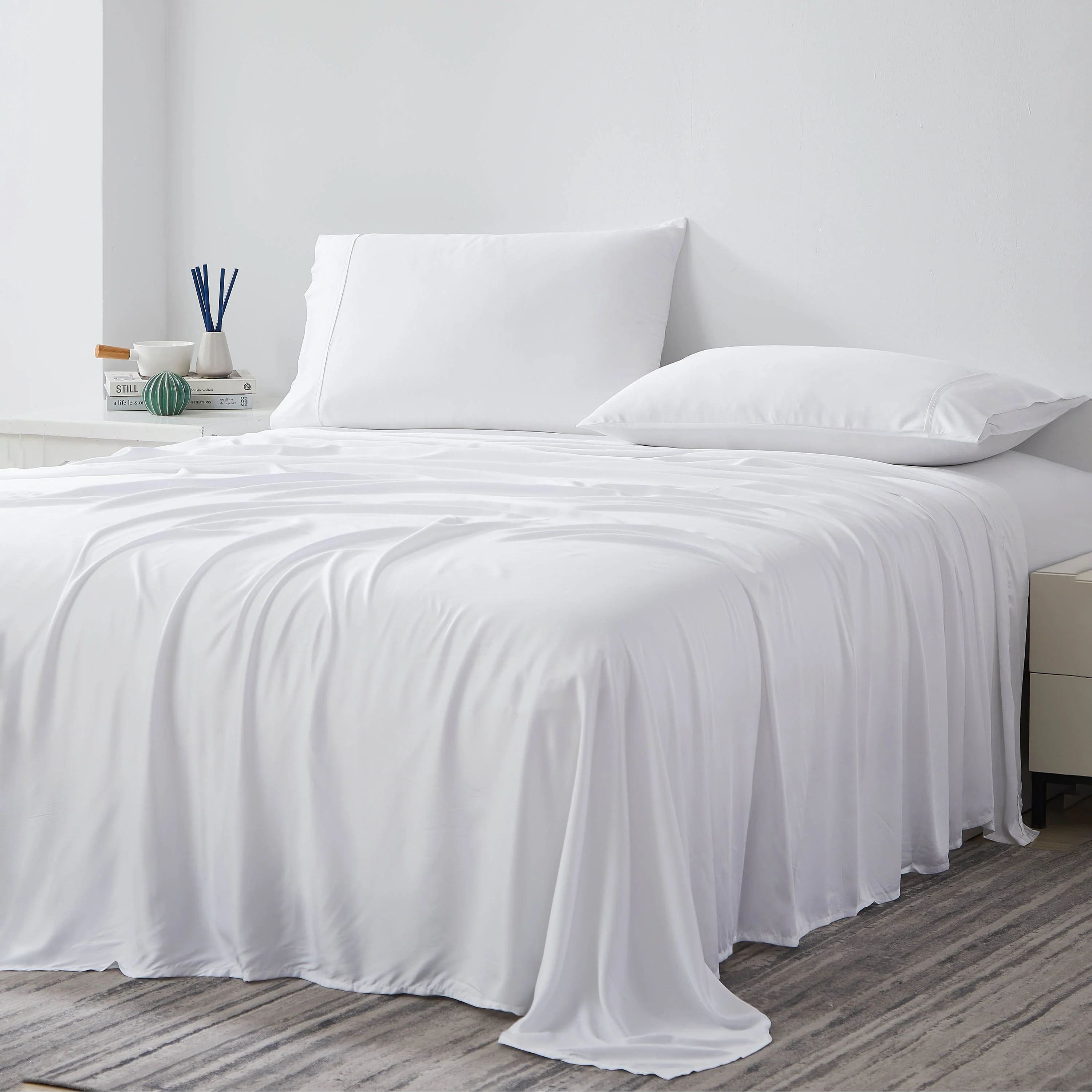 500 Thread-Count Tencel 21 inch Extra Deep Pocket Bedsheet Sets