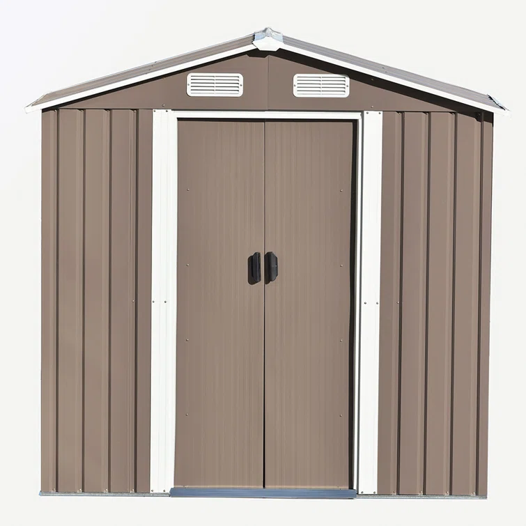 6 ft. W x 4 ft. D Metal Lean-To Garage Shed