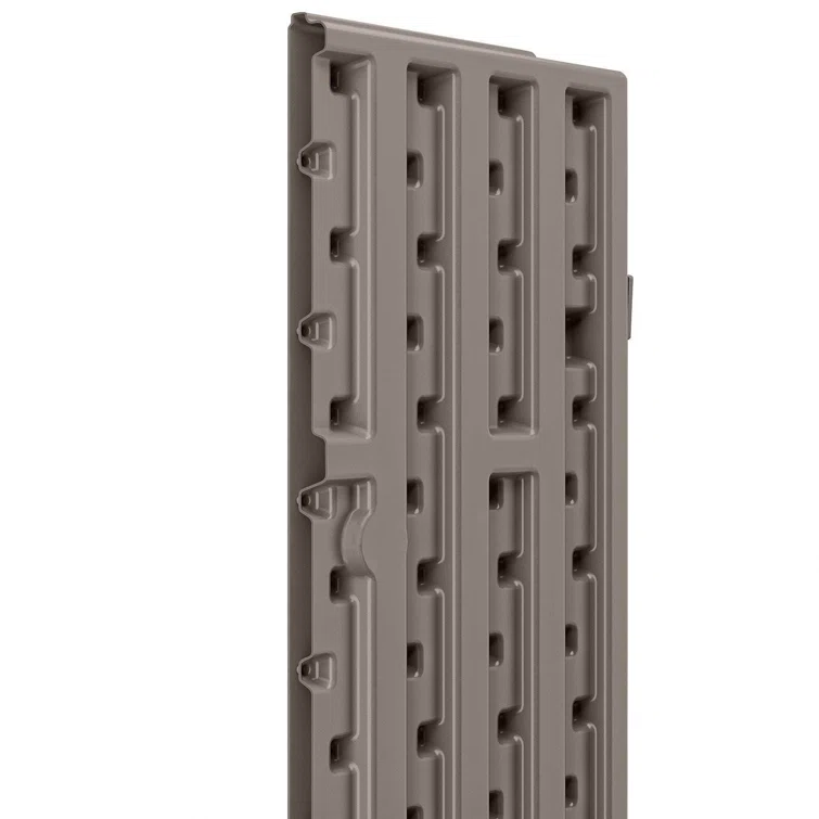 2 Piece Resin Single Storage Cabinet ( 33'' H x 20.2'' W x 30'' D)<!-- --> <!-- -->(Set of 2)