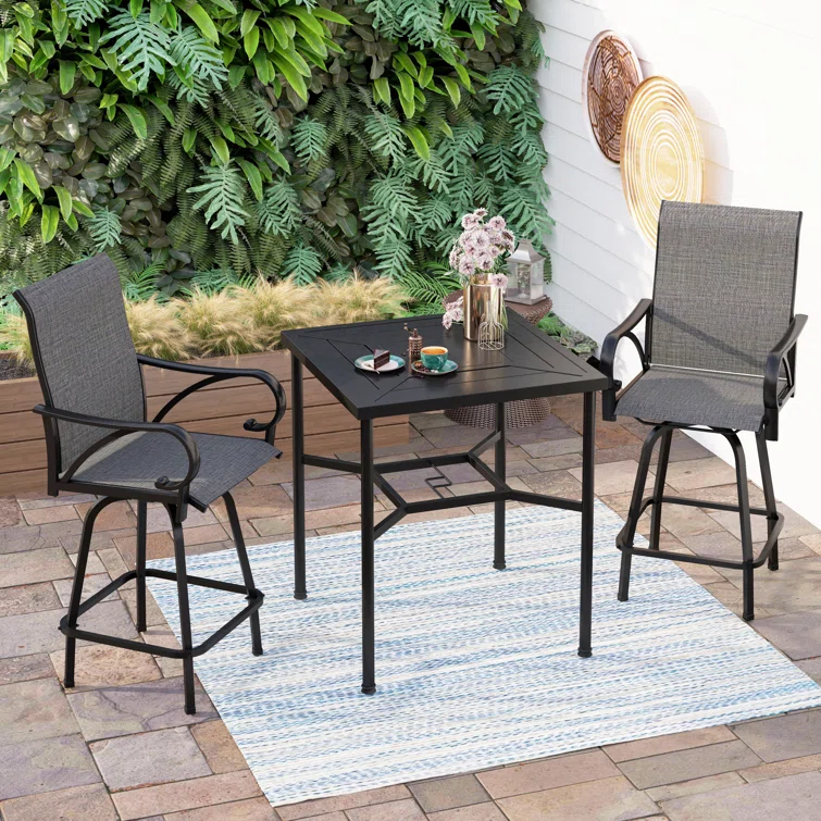 Alyne 2 - Person Square Outdoor Dining Set