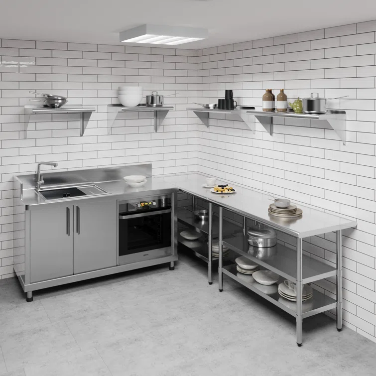 Stainless Steel Wall Mount Shelf
