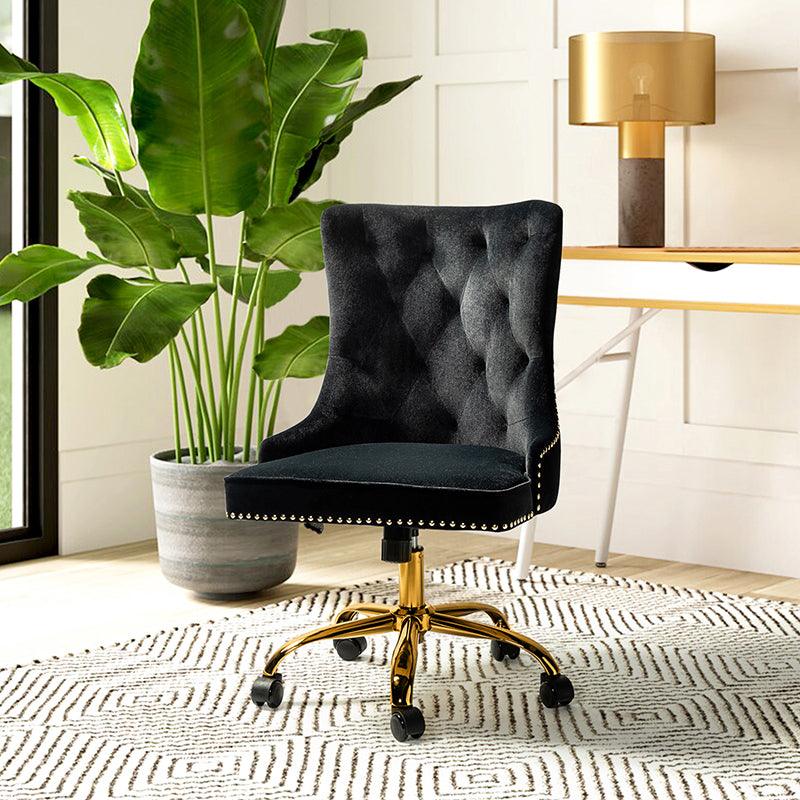 Adega Velvet Adjustable Office Chair