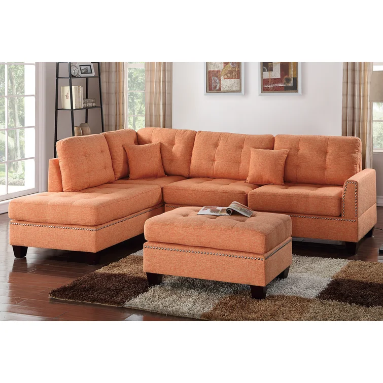 Romulus 3 - Piece Upholstered Sectional