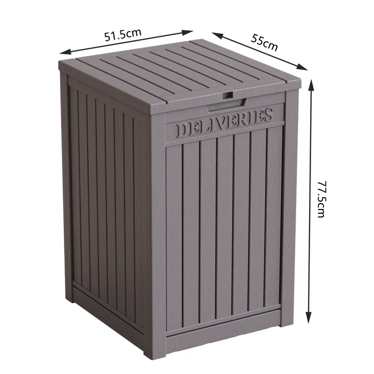 Arts Box Trading 20.28'' W 31 Gallons Water Resistant Resin Deck Box
