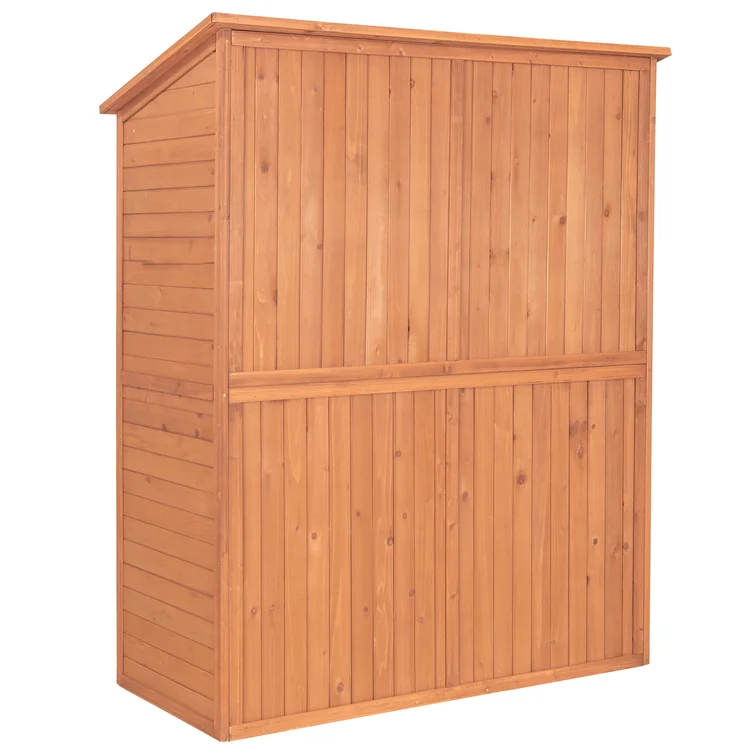 5 ft. W x 2.5 ft. D Solid Wood Lean-To Storage Shed