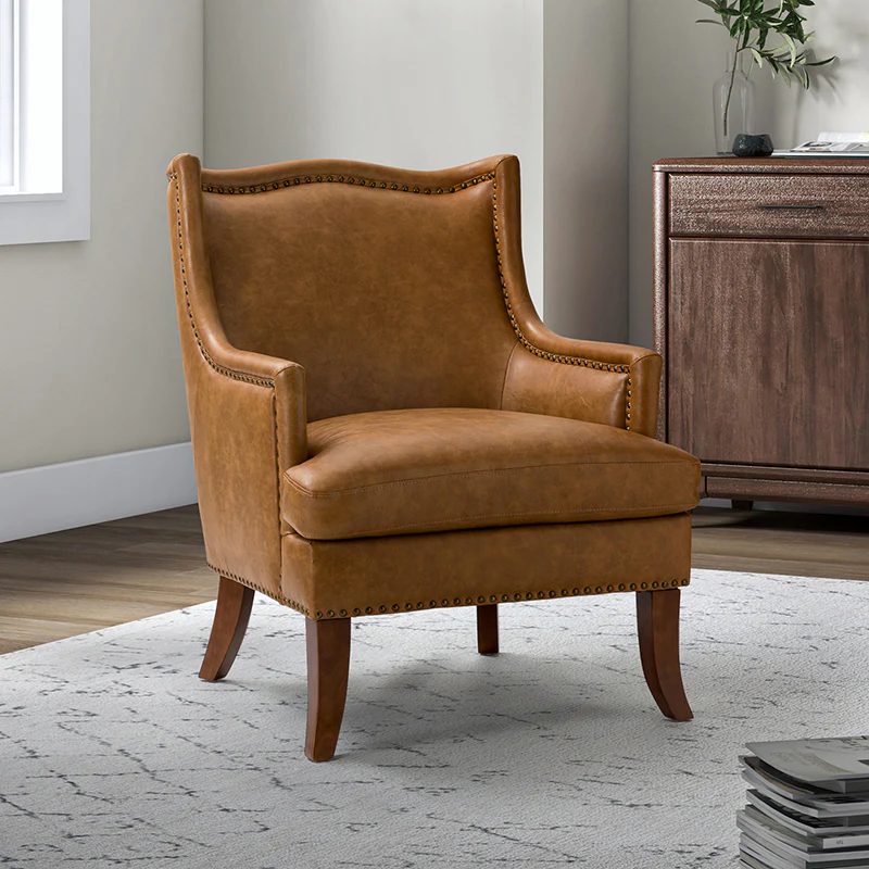 Nikolaus Vegan Leather Armchair