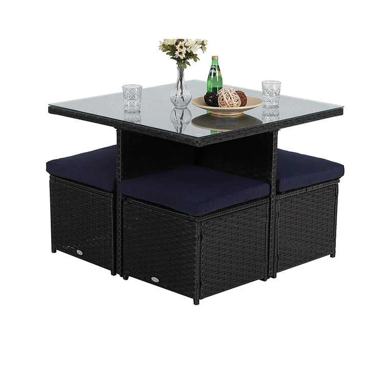 Outdoor Dining Set with Cushions