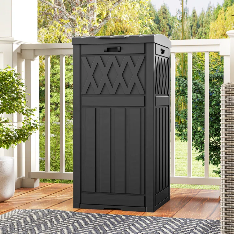 Balconera 16'' W 31 Gallons Water Resistant Resin Deck Box