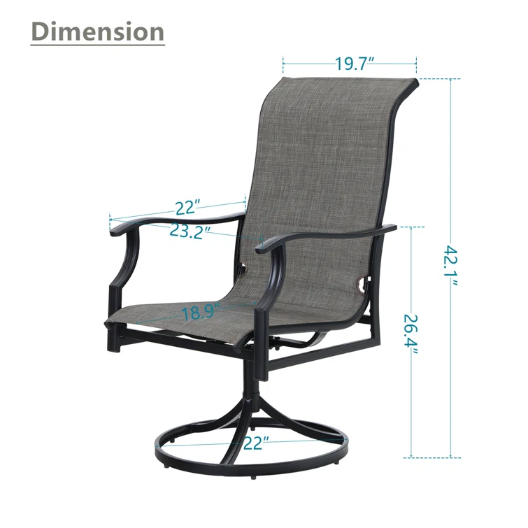 Argyri 4 - Person Square Outdoor Dining Set