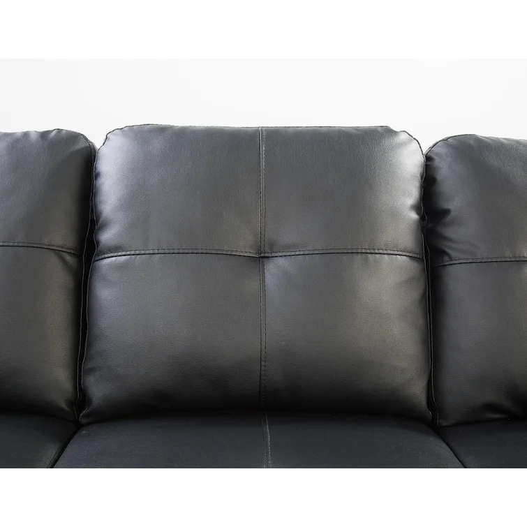 Alger 3 - Piece Faux Leather Sectional