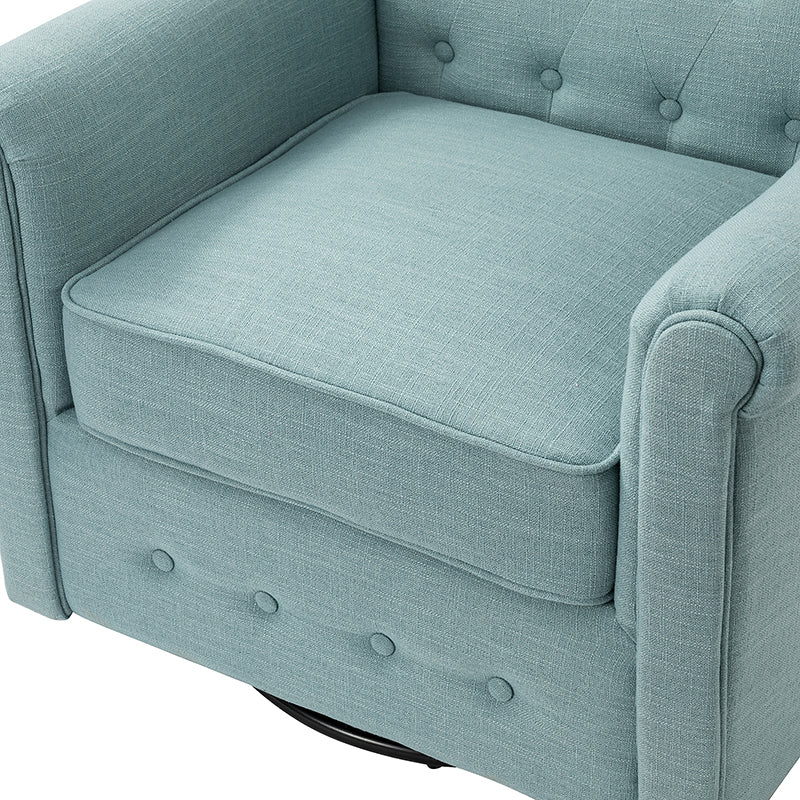 Gwendolyn Upholstered Swivel Armchair