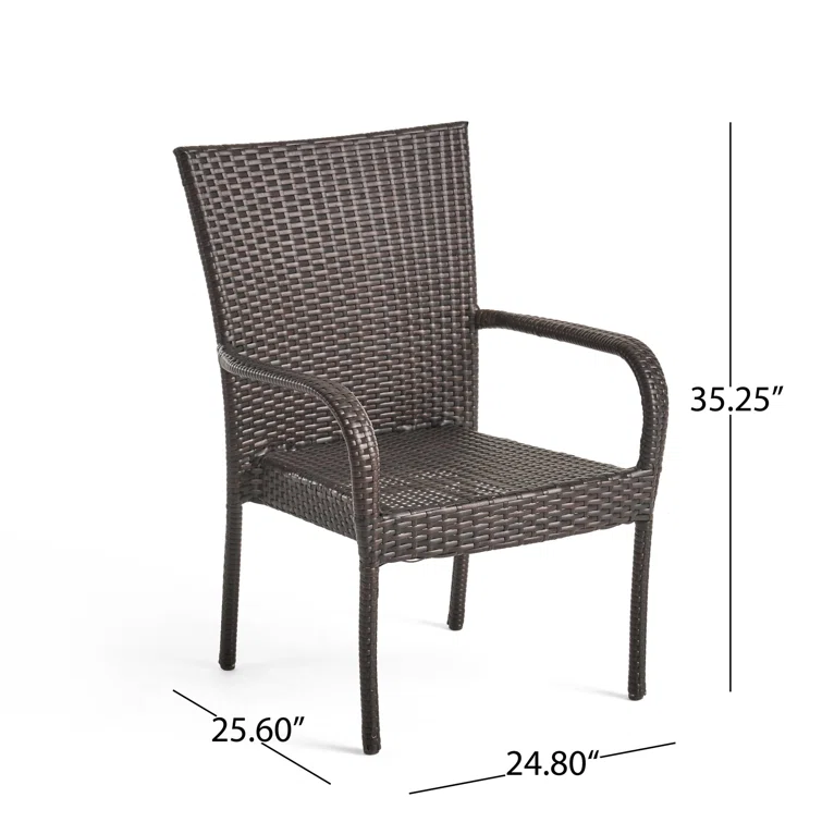 Hampartsum 4 - Person Round Outdoor Dining Set