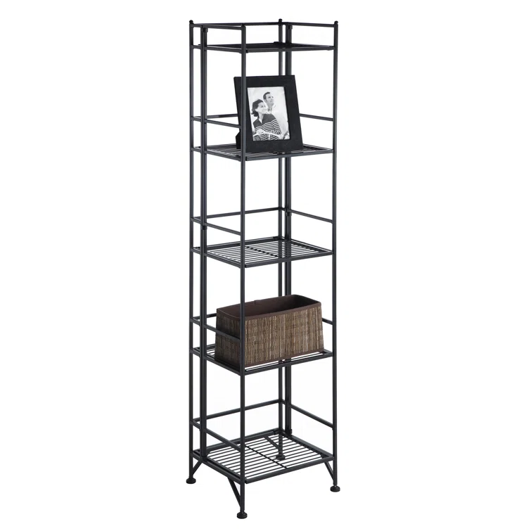 Edwin 57.5 '' H x 13'' W Metal Folding Shelf