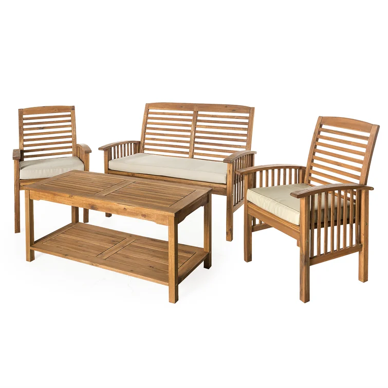 4 - Person Outdoor Seating Group with Cushions