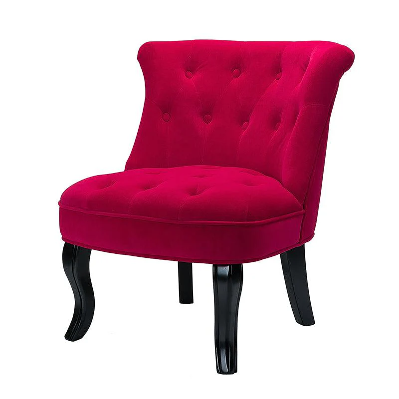 Elegantly Curved Jonnie Tufted Vanity Stool
