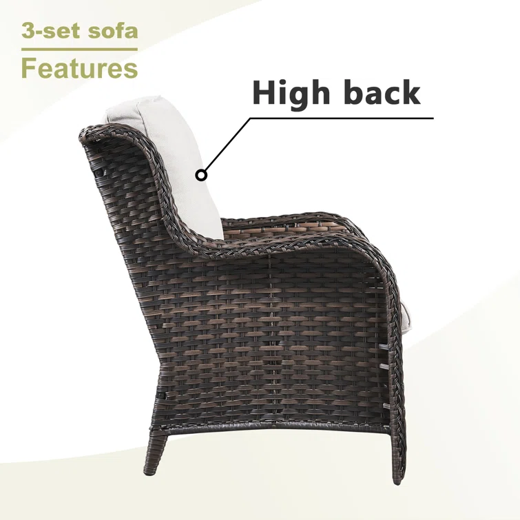 Bonia 5 - Person Outdoor Seating Group with Cushions