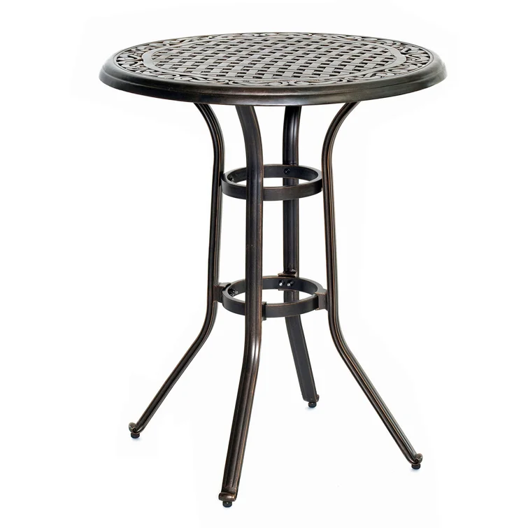 Mikenzie 2 - Person Round Outdoor Dining Set with Cushions