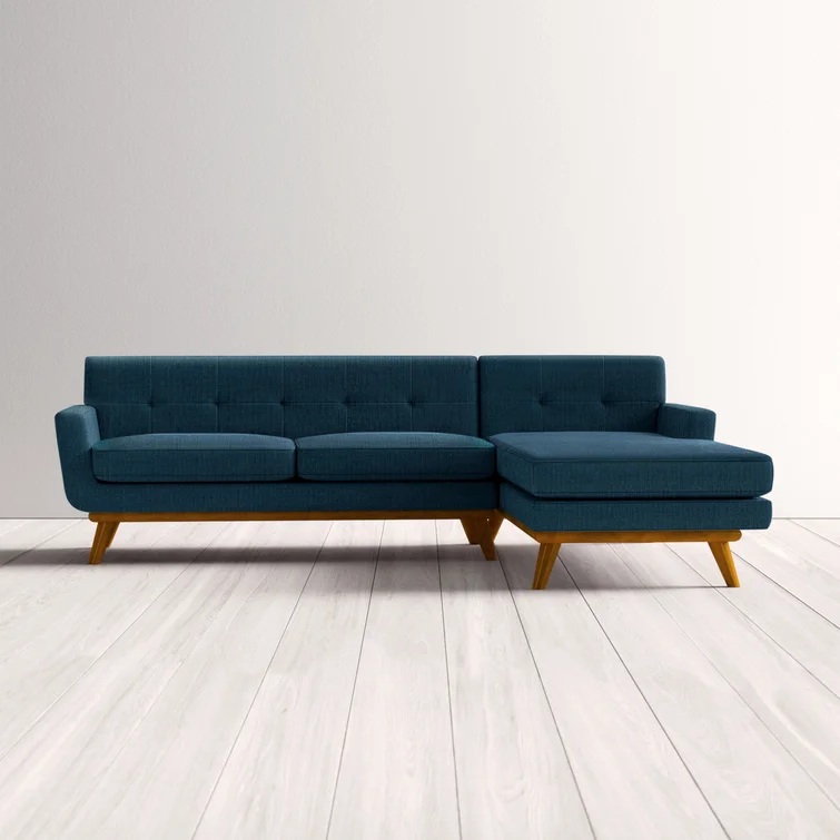 Engage Mid Century Modern Tufted Sectional