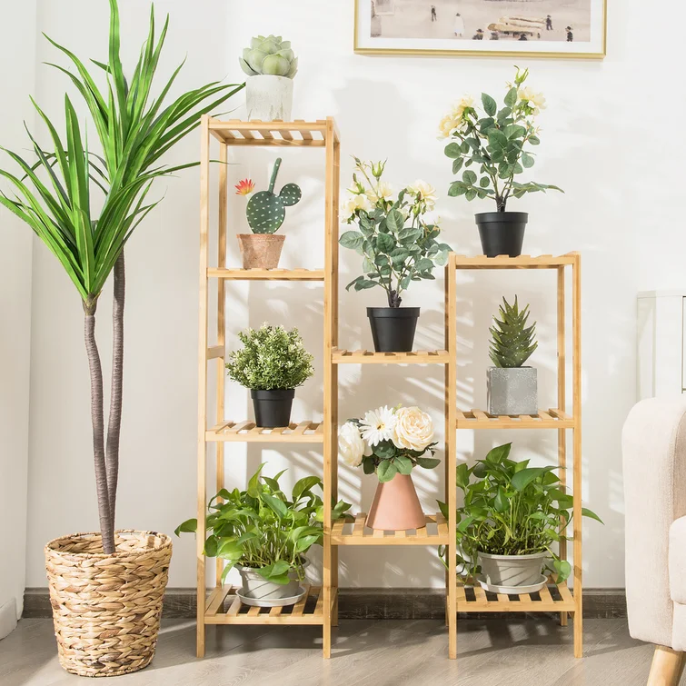 32'' W Solid Wood Storage Rack