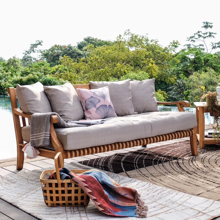 Jo 5 - Person Teak Outdoor Seating Group with Cushions