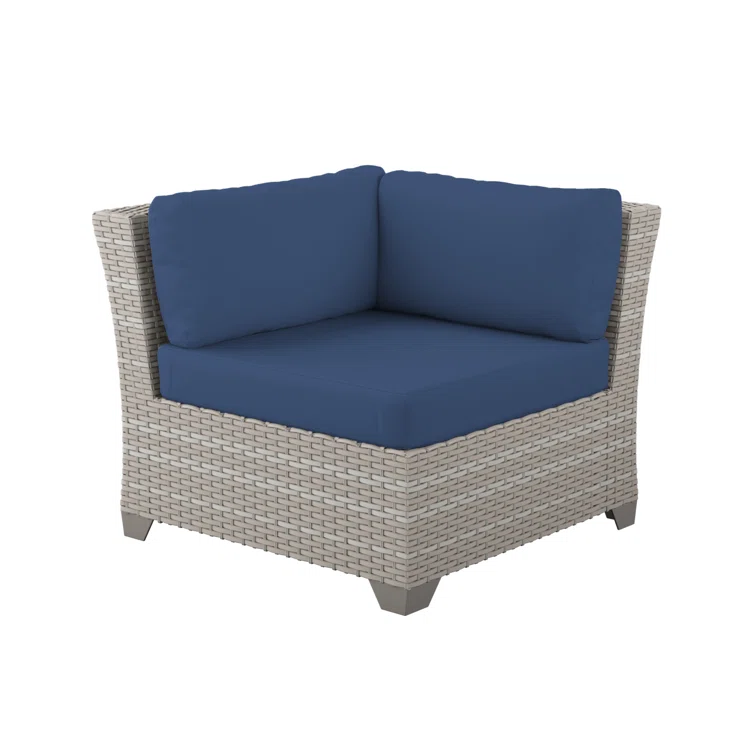 Bannister Fairmont 10 Piece Outdoor Sectional Seating Group with Cushions and Storage Coffee Table