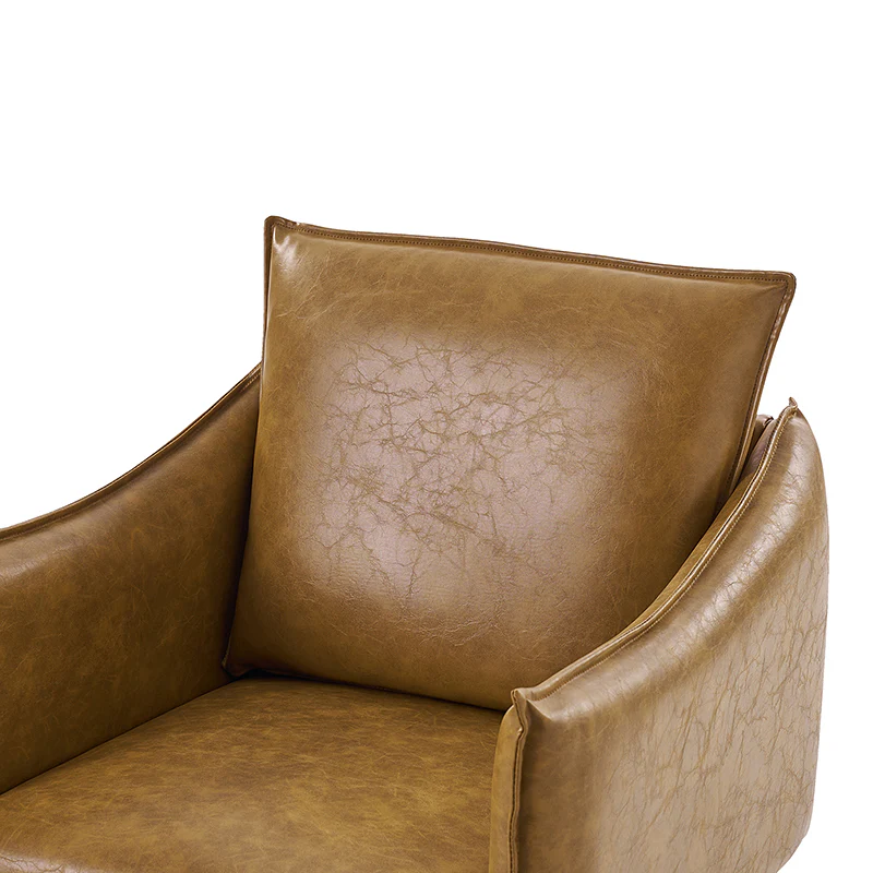 Fabius Mid-Century Modern Height-Adjustable Swivel Office Chair