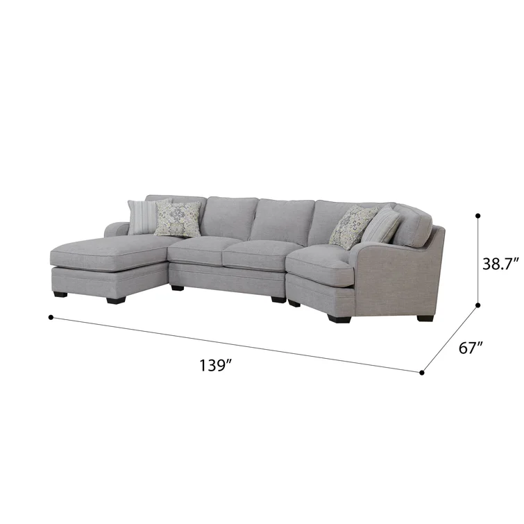 Anousheh 3 - Piece Upholstered Sectional