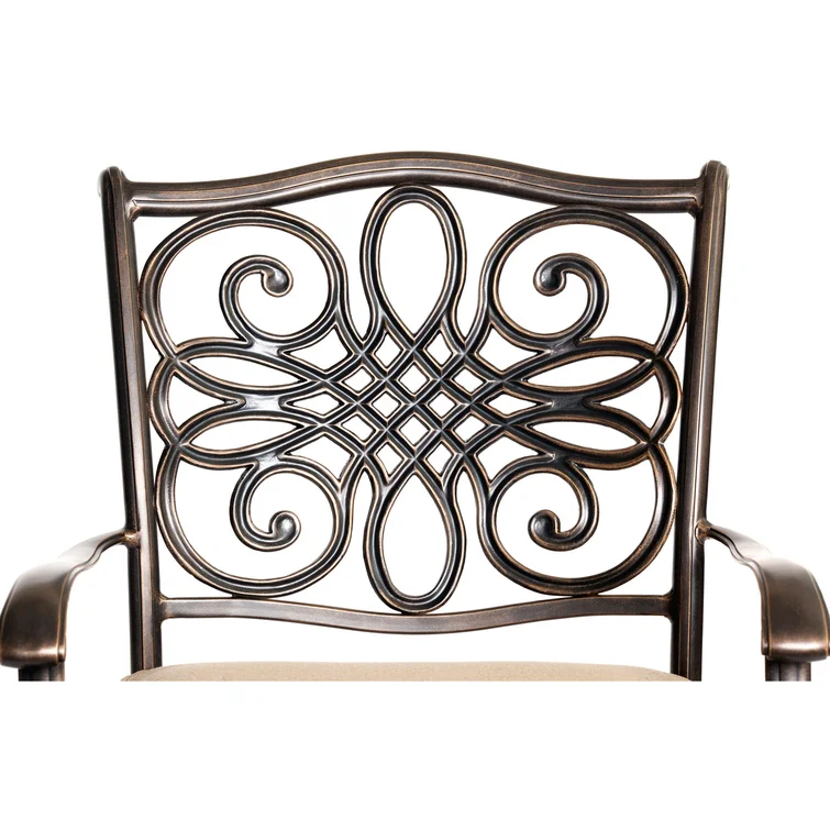 Carleton 4 - Person Rectangular Outdoor Dining Set