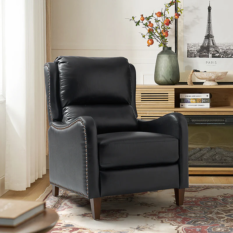 Deliat Genuine Leather Rocker Recliner