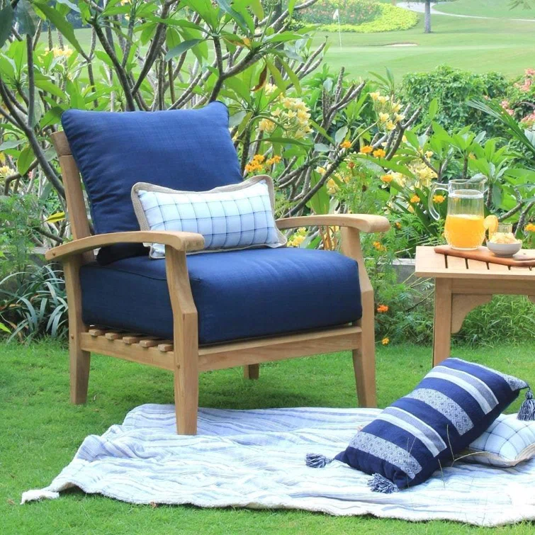 Summerton 7 Piece Teak Sofa Seating Group with Cushions
