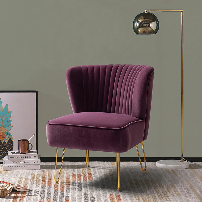 Ainhoa Velvet Tufted Back Side Chair