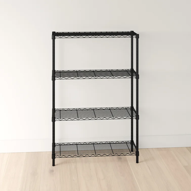 Moraga 4-Tier Shelving Unit (54" H x 36" W x 14" D)